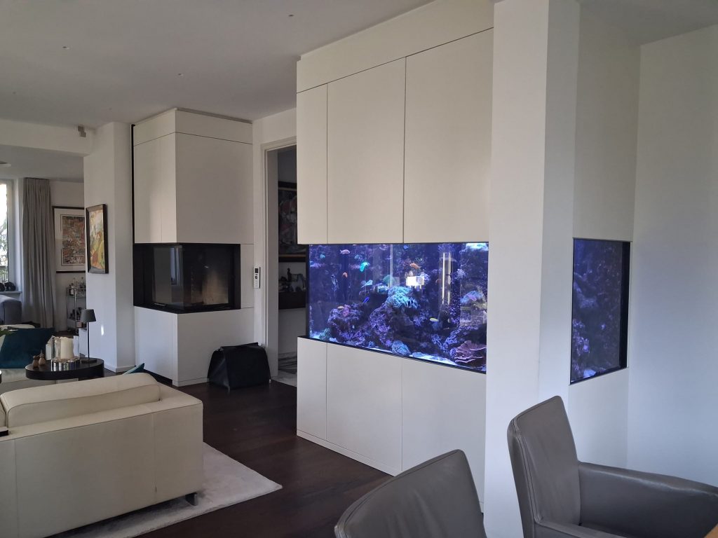 Aquarium in Münchner Villa