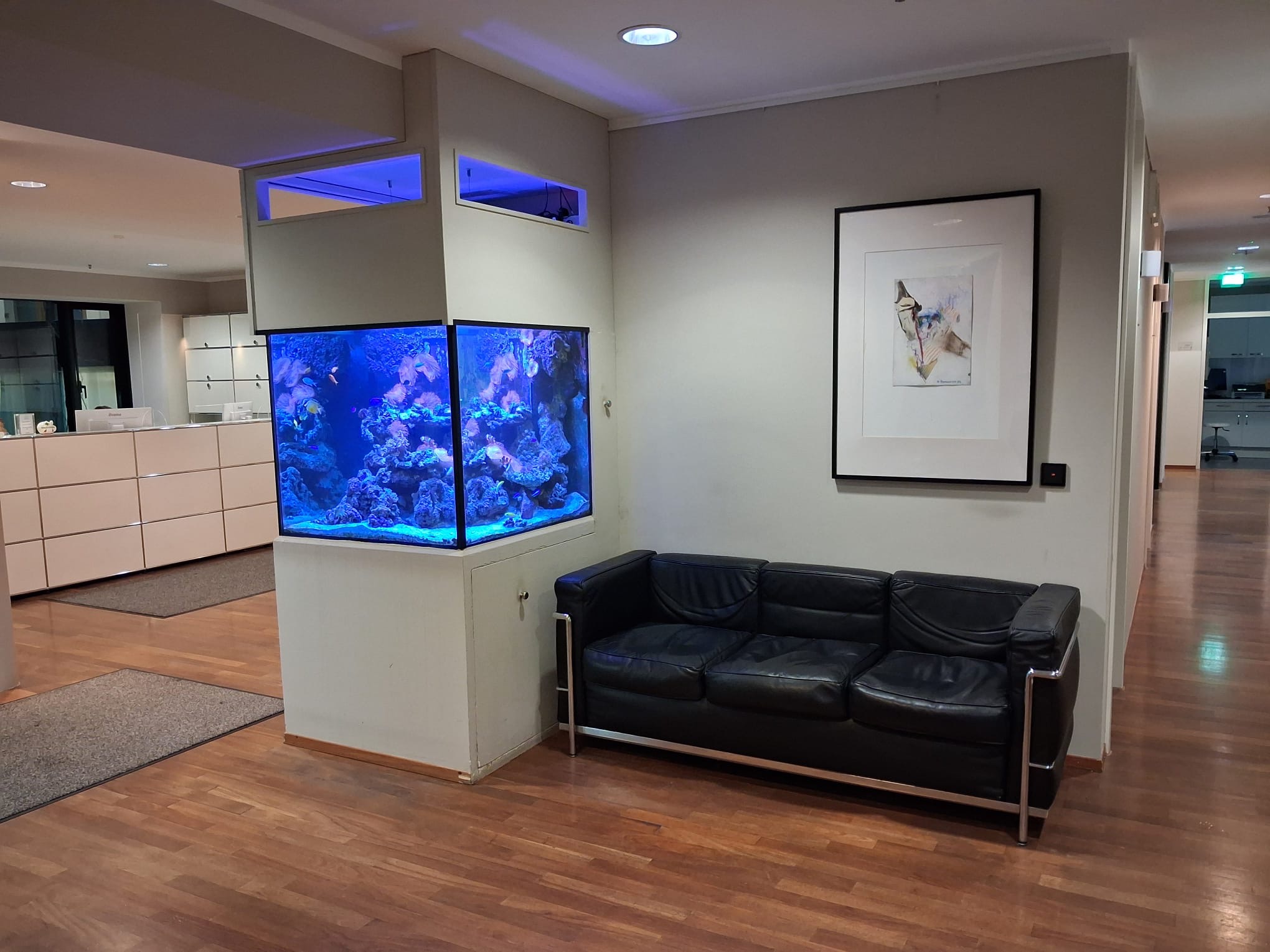 Aquarium Arztpraxis München